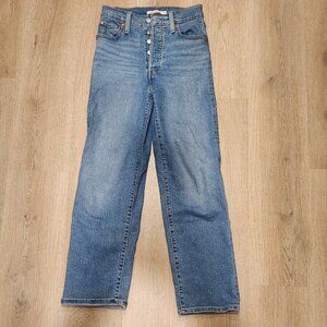 Levi's Straight Ribcage Jeans Size 25